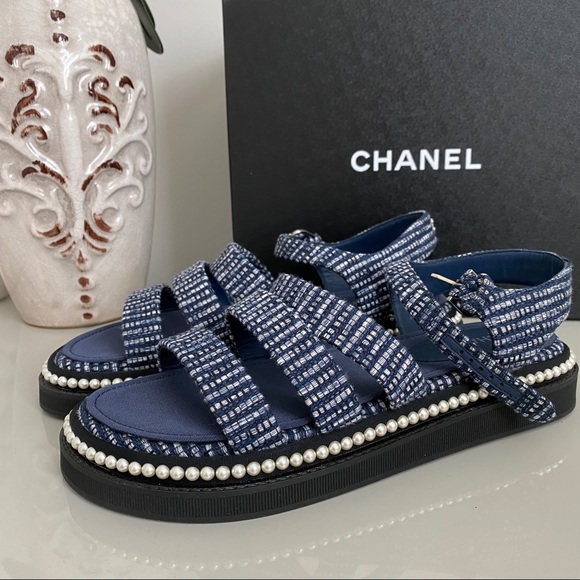CHANEL Shoes - ✅ SOLD. NWT Chanel tweed sandals